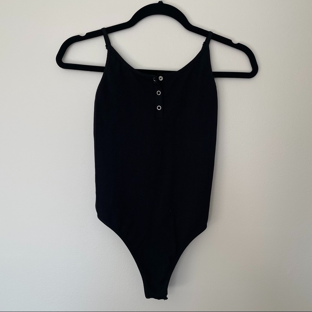 NWOT | Black Seamless Bodysuit | Forever 21 | US S